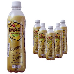 MAXI 허니 라임 소다, 6개, 400ml