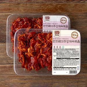 꾸브닝 한돈 배고추장 제육볶음, 400g, 2개