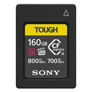 소니 CFexpress TOUGH Type A 메모리 카드 CEA-G160T, 160GB, 1개