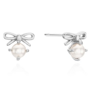 앵브록스 여성용 bell ribbon pearl earring