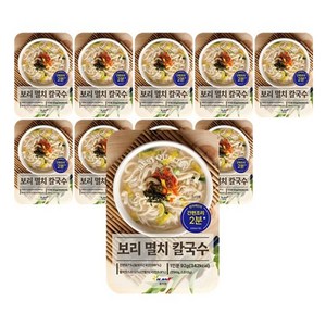 효자원 보리멸치 칼국수, 92g, 10개