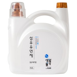 크리오 생활물가 대용량 정수기형 섬유유연제 웜코튼향, 5.5L, 1개