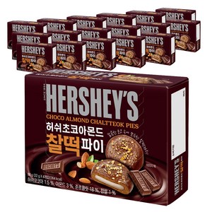 허쉬 초코아몬드 찰떡 파이, 88g, 18개