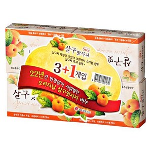 온더바디 세이 살구맛사지 비누, 100g, 4개