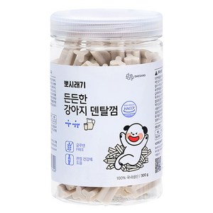 뽀시래기 든든한 강아지 덴탈껌, 우유맛, 300g, 1개