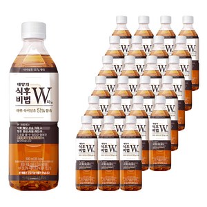 태양의식후비법W차, 500ml, 24개