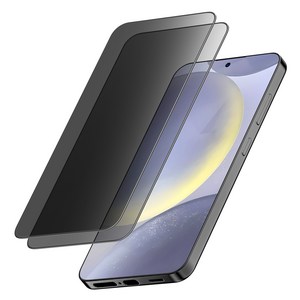 케이엠 9H 사생활보호 강화유리 휴대폰 액정보호필름 2p 세트, 1세트