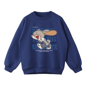 제니 여아용 오버핏 러닝레빗 맨투맨 JN1003M