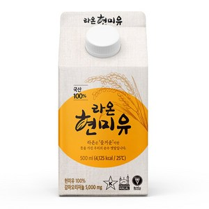 라온 현미유, 1개, 500ml