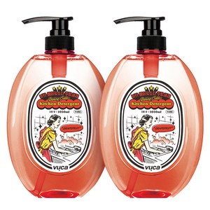 뷰카 베이킹소다 주방세제 자몽향, 1050ml, 2개