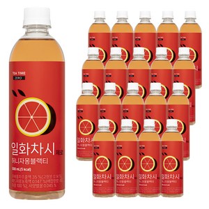 일화차시 제로 허니자몽 블랙티, 20개, 500ml