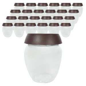 다용도 단지 용기병 80p + 대림 밤색 캡 80p 세트 1kg, 1세트, 단품