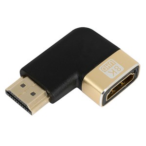 IX 8K HDMI M F 연장 꺾임 젠더 좌향 90도 IX029, 1개, IX-8KHDMF-G5