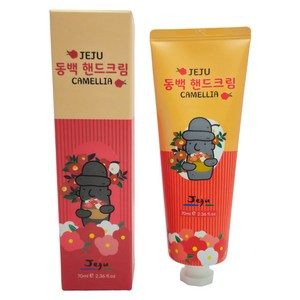 제주갬성 동백 핸드크림, 70ml, 1개