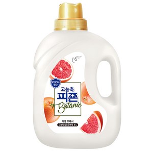 피죤 고농축 항균 보타닉 섬유유연제 자몽프레시향 본품, 4L, 1개