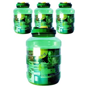 뉴그린용기 다용도 페트병 15L x 4p + 캡 세트, 1세트