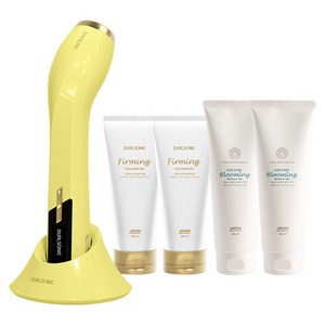 듀얼소닉 맥시멈 레몬샤벳 고주파 미용기기 세트, JOMT-AH-11A, 레몬 샤벳(옐로우)