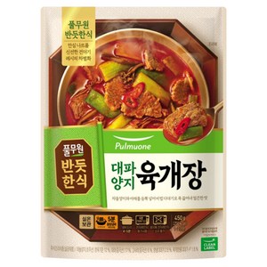 풀무원 반듯한식 대파 양지 육개장, 450g, 1개