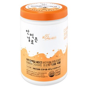 안먹은걸로 WPI 단백질 쉐이크 분리유청 체중조절용 보충제 다이어트 13종 곡물, 490g, 1개