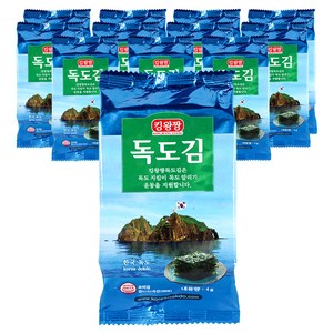 독도김 도시락김, 4g, 12개