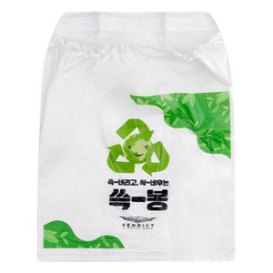 벤딕트 쓱봉 뽑아쓰는 차량용 쓰레기통, 화이트, 1개