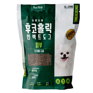 후코홀릭 전연령용 인섹트 도그 프리미엄 S 소프트 사료, 1kg, 곤충, 1개