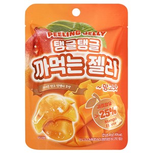 광동홍청 탱글탱글 까먹는 젤리 망고맛, 40g, 1개