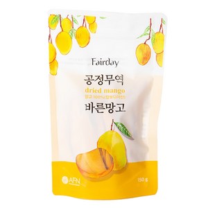 Fairday 페어데이 공정무역 바른 건망고 망고100%, 150g, 1개