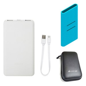 샤오미8세대 보조배터리 22.5W 10000mAh C타입 + 스토리링크 세트, 랜덤발송(케이스), P16ZM