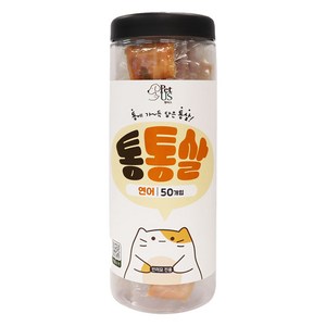 펫어스 고양이 반려묘간식 통통살 50p, 연어, 200g, 1개