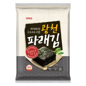 삼육김 광천 파래김, 20g, 3개