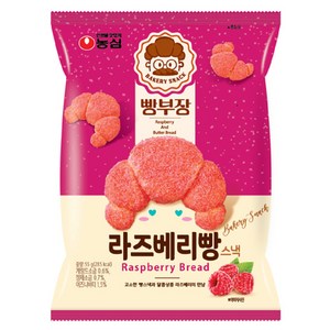 농심 빵부장 라즈베리맛, 55g, 1개