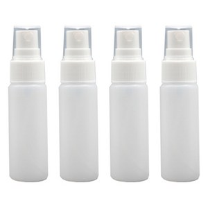 디오셀 깔끔정리 다용도 스프레이 공병 30ml, 화이트, 4개