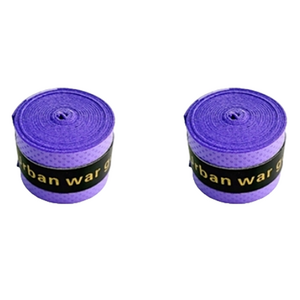올어바웃하나 홀오버 그립 라켓 손잡이 테이프, 퍼플, 2개