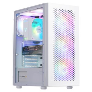 주연테크 2024 카운터 라이젠5 라이젠 7000 시리즈 라데온 RX 6600, 화이트, D475F66P-W, 512GB, 16GB, WIN11 Po