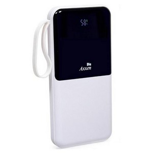 액센 보조배터리 고속 충전 대용량 휴대용 케이블 일체형 10000mAh 22.5W B511, 혼합색상