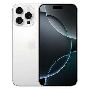 Apple 정품 아이폰 16 Po Max 자급제, 화이트 티타늄, 1TB