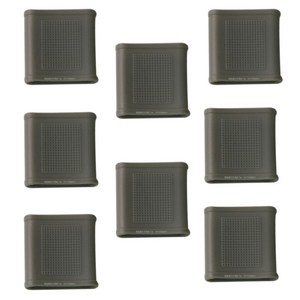 다오미 골프 테니스 배드민턴 실리콘 손가락 보호대, 블랙, 8개