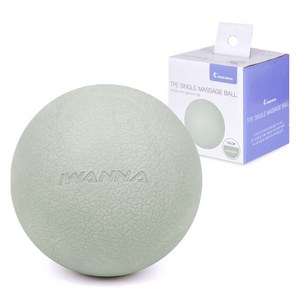 아이워너 싱글 마사지 지압볼, 세이지 그린, 1개