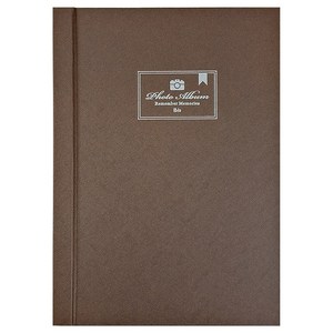 아이비스 A4 접착식 앨범, 진갈색, 20매