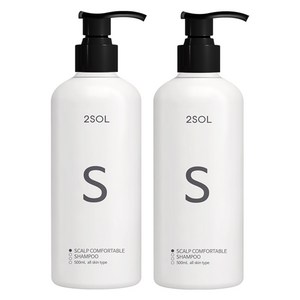 2SOL 두피가 편한 샴푸, 2개, 500ml