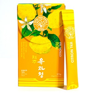 다하 제주 유자청 스틱, 25g, 1개, 15개입