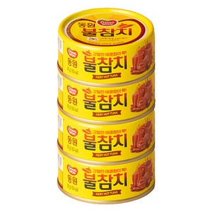 동원참치 불참치, 90g, 4개