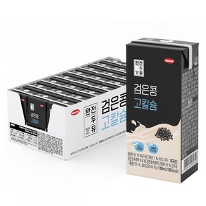 전두유 완전두유 검은콩 고칼슘 두유, 190ml, 24개