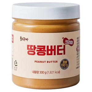 꿀이구마 땅콩버터 크리미, 1개, 300g