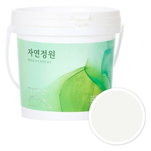 자연정원 친환경 셀프 벽지 규조토 황토 베란다 가구 곰팡이 결로방지 수성 페인트, 화이트, 1kg, 1개