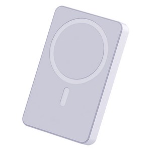언박싱 고속 무선 충전 아이폰 갤럭시 맥세이프 보조배터리 10000mAh C타입, 퍼플, A23