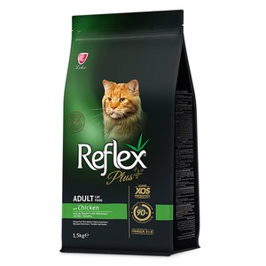 Reflex 어덜트 고양이 플러스 건식사료, 닭, 1.5kg, 1개