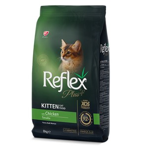 Reflex 플러스 키튼 건식사료, 닭, 8kg, 1개