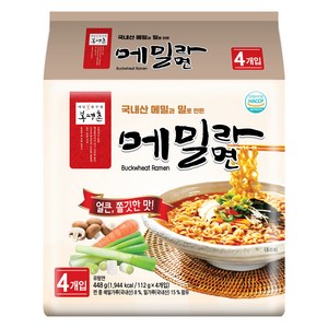 봉평촌 메밀라면, 4개